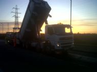 Tipping Asphalt on M1 link May 2012